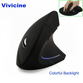 Vivicine Wireless Mouse Ergonomic Optical 2.4G 800/1200/1600DPI  Vertical Wireless Mouse Projector Accessories