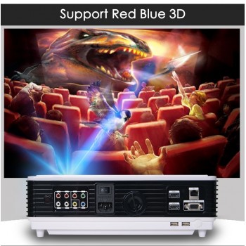 Poner Saund LED96+ WIFI Full HD Projector Android 6.0 Wireless Multi-screen interactive 10m HDMI Wall Bracket Tripod Vs led96
