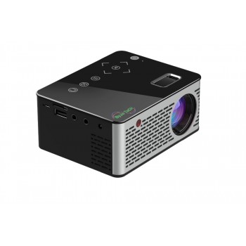 2018 NEW T200 LED Portable Pocket Projector 1920*1080 Support AV TF Card USB HDMI 5V-2A Power in Piano lacquer Touch button