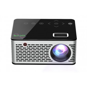 2018 NEW T200 LED Portable Pocket Projector 1920*1080 Support AV TF Card USB HDMI 5V-2A Power in Piano lacquer Touch button