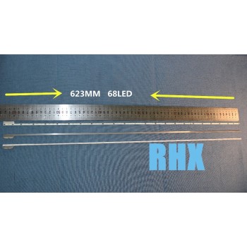FOR repair skyworth LCD TV LED backlight 50E510E Article lamp V500H1-ME1-TLEM9 screen V500HJ1-ME1 1piece=68LED 623MM