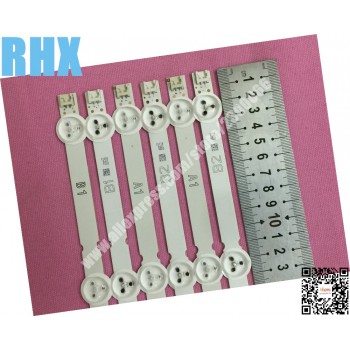 3piece/lot for LG 32 32inch LCD TV LED backlight 6916L-1437A B2 and 6916L-1438A B1 1set=2piece B2+1piece B1 1piece=7LED 630MM