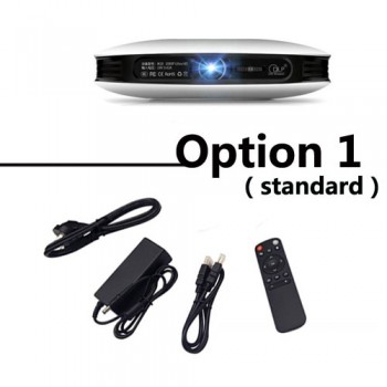 ByJoTeCH M18 projector 2G 32G 3D glasses Tripod 3D Android WIFI Proyector 4K Beamer AirPlay Miracast Built-in battery Vs dlp800w