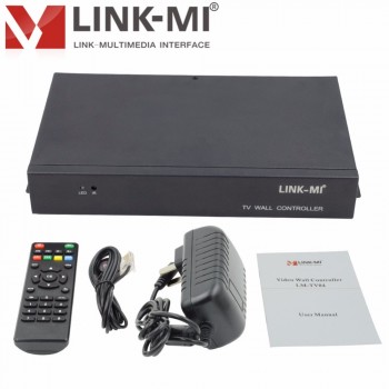 LINK-MI LM-TV04 1920x1080@60Hz 4 HDMI output Full HD LED/LCD 2x2 HDMI Video Wall Controller ,Processor RS232