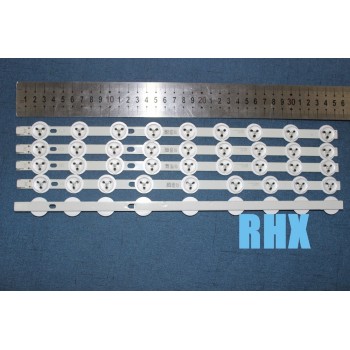 5piece/lot   100%NEW  39 40 TV LED Backlight Strip For TOSHIBA 40L3433DG VES400UNDS-01 VES400UNDS-02    1piece=355MM
