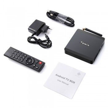 Tanix TX5 Max TV Box Android 8.1 Amlogic S905X2 4GB LPDDR4 + 32GB EMMC 2.4GHz + 5GHz WiFi BT4.2 Support 4K H.265 Set Top Box