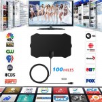 100 Miles HD 1080P Indoor Digital TV Antenna HDTV Antena DVB-T/T2 DVB T/T2 DVBT2 Cable TV Antena UHF VHF DTV Antennas Aerial