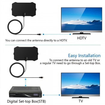 100 Miles HD 1080P Indoor Digital TV Antenna HDTV Antena DVB-T/T2 DVB T/T2 DVBT2 Cable TV Antena UHF VHF DTV Antennas Aerial