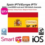 Spain IPTV Spanish Channel M3u Abonnement Iptv UK Italy Spaans france Germany Portugal Voor Android Box Enigma2 m3u Smart TV PC