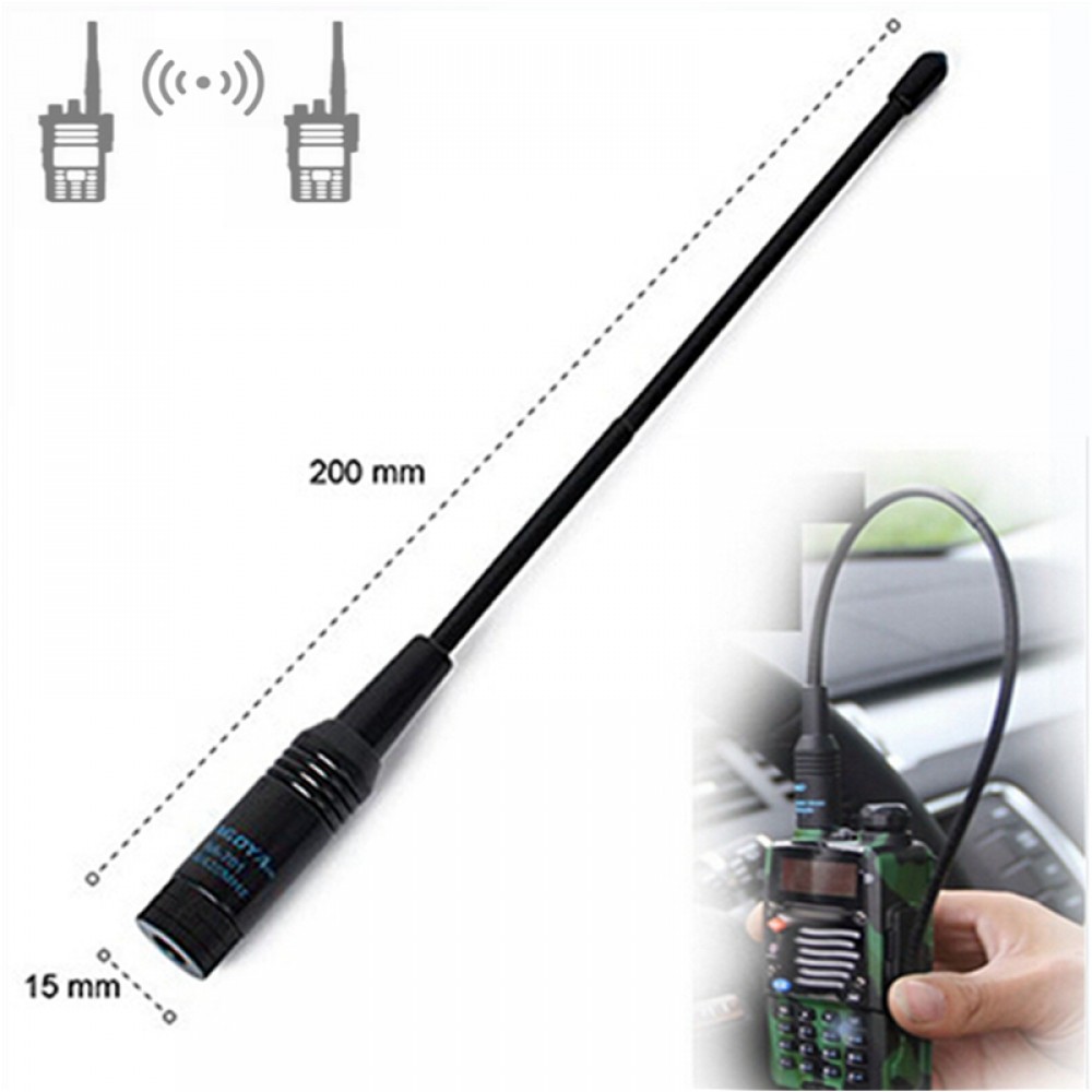Two Way Radio Flexible Soft Antena for Baofeng Kenwood Nagoya NA-771 SMA-F Handheld Dual Band Antenna NA771 SMA Female UHF VHF