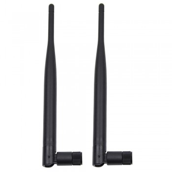 Top Deals 2 x 6dBi 2.4GHz 5GHz Dual Band WiFi RP-SMA Antenna + 2 x 35cm U.fl / IPEX Cable