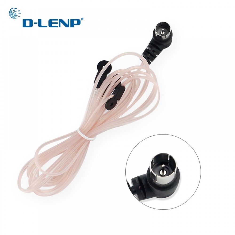 Dlenp 1PCS FM Radio Antenna 75 Ohm Dipole Indoor T Antennas HD Aerial Male Type F Connector For FM Radio Indoor use for YAMAHA