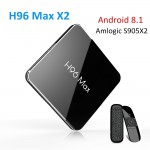 H96 Max X2 Android 8.1 TV BOX Amlogic S905x2 LPDDR4 4GB 64GB Quad Core 2.4G/5G Wifi H.265 4K Smart media player H96MAX PK X96