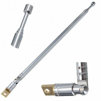 Hot Selling Replacement 60cm 6 Sections TV Antenna Telescopic Antenna Aerial for Radio TV