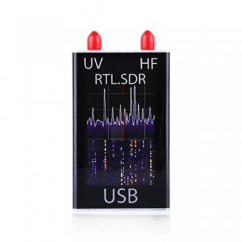 Ham Radio Receiver 100KHz-1.7GHz full Band UV HF RTL-SDR USB Tuner Receiver R820T+8232 Ham Radio Software Defined Radio