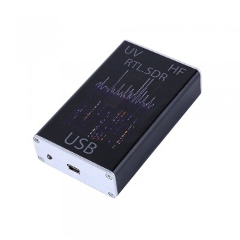 Ham Radio Receiver 100KHz-1.7GHz full Band UV HF RTL-SDR USB Tuner Receiver R820T+8232 Ham Radio Software Defined Radio