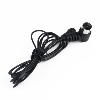 Dlenp Antennas FM Antenna 75Ohm UNBAL for Sound Natural Sound Stereo Receiver For FM Radio/Hi-Fi/DAB/ TV Indoor use Black