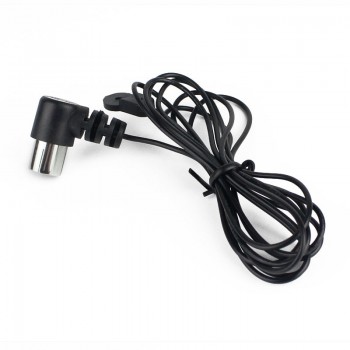 Dlenp Antennas FM Antenna 75Ohm UNBAL for Sound Natural Sound Stereo Receiver For FM Radio/Hi-Fi/DAB/ TV Indoor use Black