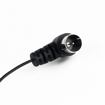 Dlenp Antennas FM Antenna 75Ohm UNBAL for Sound Natural Sound Stereo Receiver For FM Radio/Hi-Fi/DAB/ TV Indoor use Black