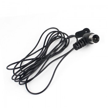 Dlenp Antennas FM Antenna 75Ohm UNBAL for Sound Natural Sound Stereo Receiver For FM Radio/Hi-Fi/DAB/ TV Indoor use Black