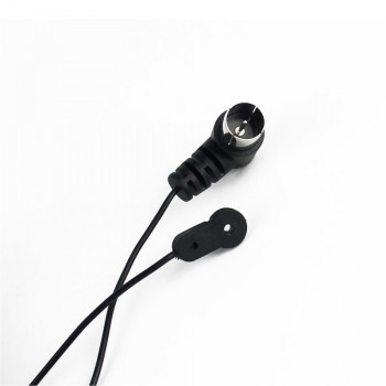 Dlenp Antennas FM Antenna 75Ohm UNBAL for Sound Natural Sound Stereo Receiver For FM Radio/Hi-Fi/DAB/ TV Indoor use Black