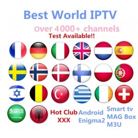 IPTV 4000+ channels TV Box Europe Sweden Arabic French Italy neo iptv subscription UK Adult IPTV m3u Enigma2 Smart TV Mag tv box