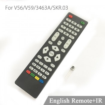 V56 Universal LCD TV Controller Driver Board PC/VGA/HDMI/USB Interface+7key Button+1ch 6-bit 40pins lvds For embedded driver lcd