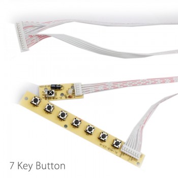 V56 Universal LCD TV Controller Driver Board PC/VGA/HDMI/USB Interface+7key Button+1ch 6-bit 40pins lvds For embedded driver lcd