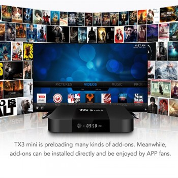 TX3 Mini tvbox set-top box Android 7.1 Quad Core Amlogic S905W ROM 4K WiFi 2G DDR3 16G 4K HD H.265 Media Player smart tv box