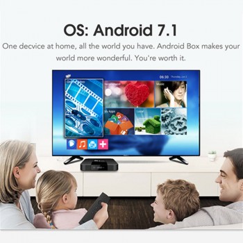 TX3 Mini tvbox set-top box Android 7.1 Quad Core Amlogic S905W ROM 4K WiFi 2G DDR3 16G 4K HD H.265 Media Player smart tv box