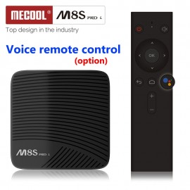 MECOOL M8S PRO L Android 7.1 Amlogic S912 TV BOX 4K HD WIFI Bluetooth Voice Remote Control Smart TV BOX Media Player PK X96
