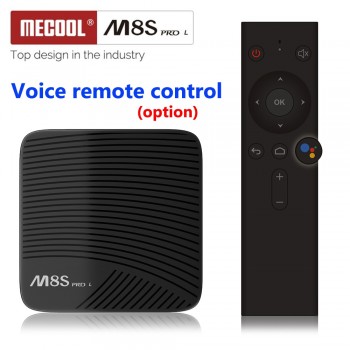 MECOOL M8S PRO L Android 7.1 Amlogic S912 TV BOX 4K HD WIFI Bluetooth Voice Remote Control Smart TV BOX Media Player PK X96
