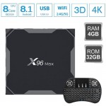 X96 Max Smart tv box android 8.1 Amlogic S905X2 Quad Core 4GB 64GB 2.4Gamp;5GHz Wifi android 8 1 4K Set top tv box X96Max mini box