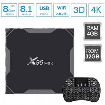 X96 Max Smart tv box android 8.1 Amlogic S905X2 Quad Core 4GB 64GB 2.4Gamp;5GHz Wifi android 8 1 4K Set top tv box X96Max mini box