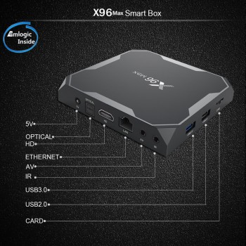 X96 Max Smart tv box android 8.1 Amlogic S905X2 Quad Core 4GB 64GB 2.4Gamp;5GHz Wifi android 8 1 4K Set top tv box X96Max mini box