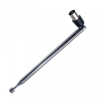 Dlenp Telescopic Antenna  DVB-T Antenna 15dbi DVB-T TV HDTV Antenna IEC Male Connector Aerial