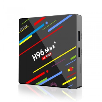 H96 MAX Plus Android 8.1 TV Box 4GB RAM 32GB 64GB ROM Set Top Box RK3328 2.4G/5G Wifi 4K H.265 smart Media Player h96 pro PK X96