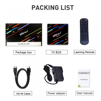 H96 MAX Plus Android 8.1 TV Box 4GB RAM 32GB 64GB ROM Set Top Box RK3328 2.4G/5G Wifi 4K H.265 smart Media Player h96 pro PK X96