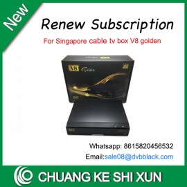 Renew starhub box V9 pro amp; V8 golden amp; V7 amp; V8 Angel stable for watching  all Singapore starhub channels