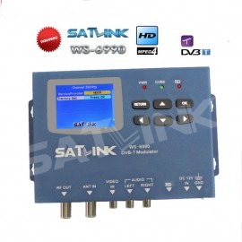 hdmi modulator Satlink WS-6990 HD AV input single-channel DVB-T Modulator Compact and wall mountable WS6990 WS 6990