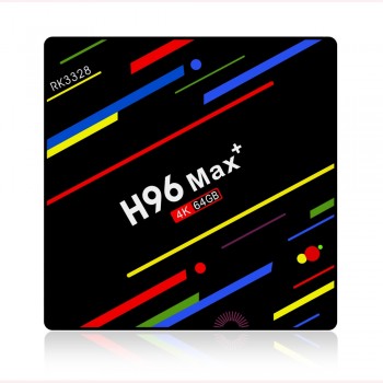 Orignal H96 MAX Plus Smart Android 8.1 TV Box 4GB Ram 32GB 64GB Rom Rockchip RK3328 1080p 4K H.265 USB3.0 BT4.1 IPTV Set Top Box