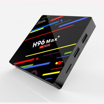 Orignal H96 MAX Plus Smart Android 8.1 TV Box 4GB Ram 32GB 64GB Rom Rockchip RK3328 1080p 4K H.265 USB3.0 BT4.1 IPTV Set Top Box