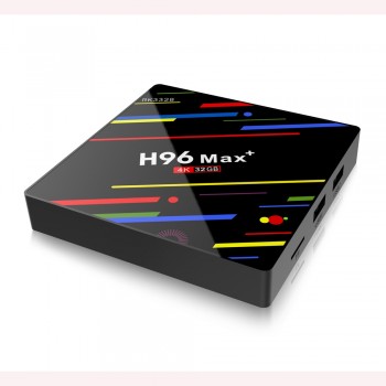 Orignal H96 MAX Plus Smart Android 8.1 TV Box 4GB Ram 32GB 64GB Rom Rockchip RK3328 1080p 4K H.265 USB3.0 BT4.1 IPTV Set Top Box