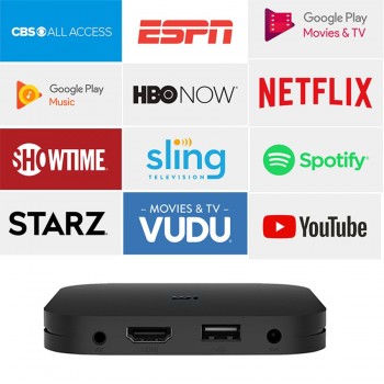 Global Version Original Xiaomi Mi Box S Smart TV Box 4 Android 8.1 4K Quad Core 2GB 8GB HDMI 2.4G 5.8G WiFi Bluetooth 4.2 TV Box