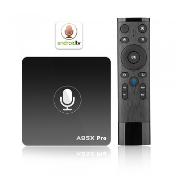 A95X Pro Google TV Box Smart Android 7.1 TV Box  2GB 16GB Voice Remote Control Amlogic S905W Google Player Store Netflix Youtube