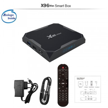 X96 Max TV BOX Android 8.1 Smart Amlogic S905X2 Quad Core 4GB 64GB 2.4Gamp;5GHz Wifi BT 1000M H.265 4K Set top box X96Max mini box