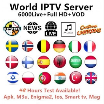 IPTV M3U Enigma2 IPTV Italy UK Germany Belgium French Romania Channels Mediaset Premium For Android Box Smartia tv box full hd
