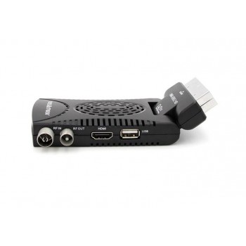 mini scart the smallest mini HD DVB-T2 tv receiver compatilbe with DVB-T/MPEG-4/H.264 dvb t2 tuner hdmi+scart output
