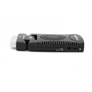 mini scart the smallest mini HD DVB-T2 tv receiver compatilbe with DVB-T/MPEG-4/H.264 dvb t2 tuner hdmi+scart output