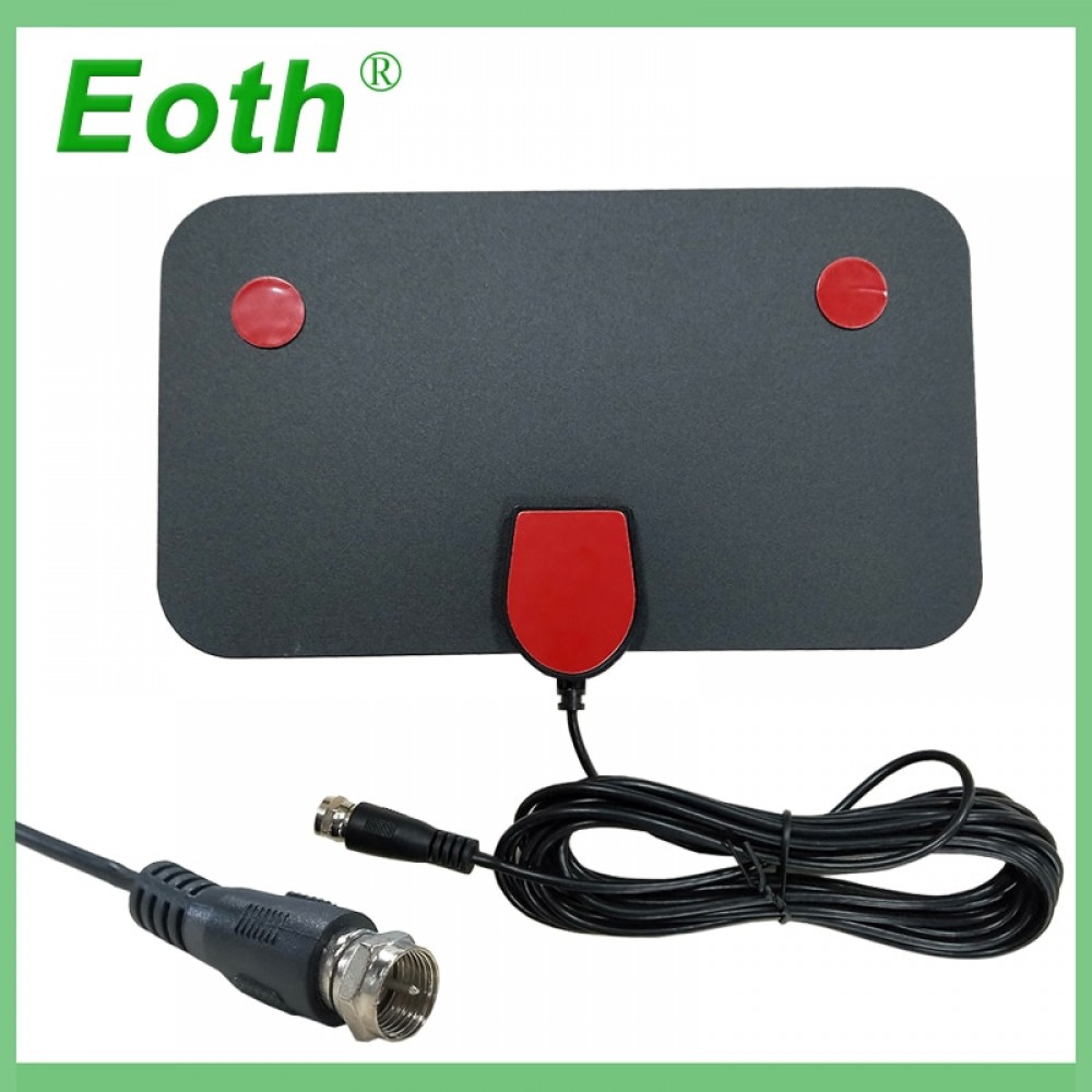 digital Indoor TV Antenna DTV Antena HDTV Antennas Free TV Fox Aerial DVB-T DVB-T2 Surf HD Radius VHF UHF Signal Receiver